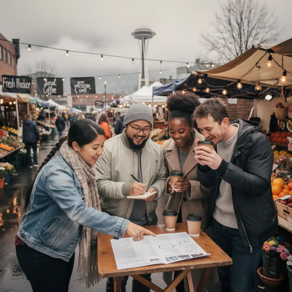 Zdjęcie lokalnych potraw z regionu w USA, idealnych do spróbowania podczas podróży.