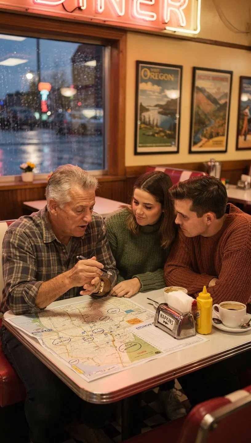 Krajobraz wschodu słońca nad słynnym punktem widokowym w Stanach Zjednoczonych.