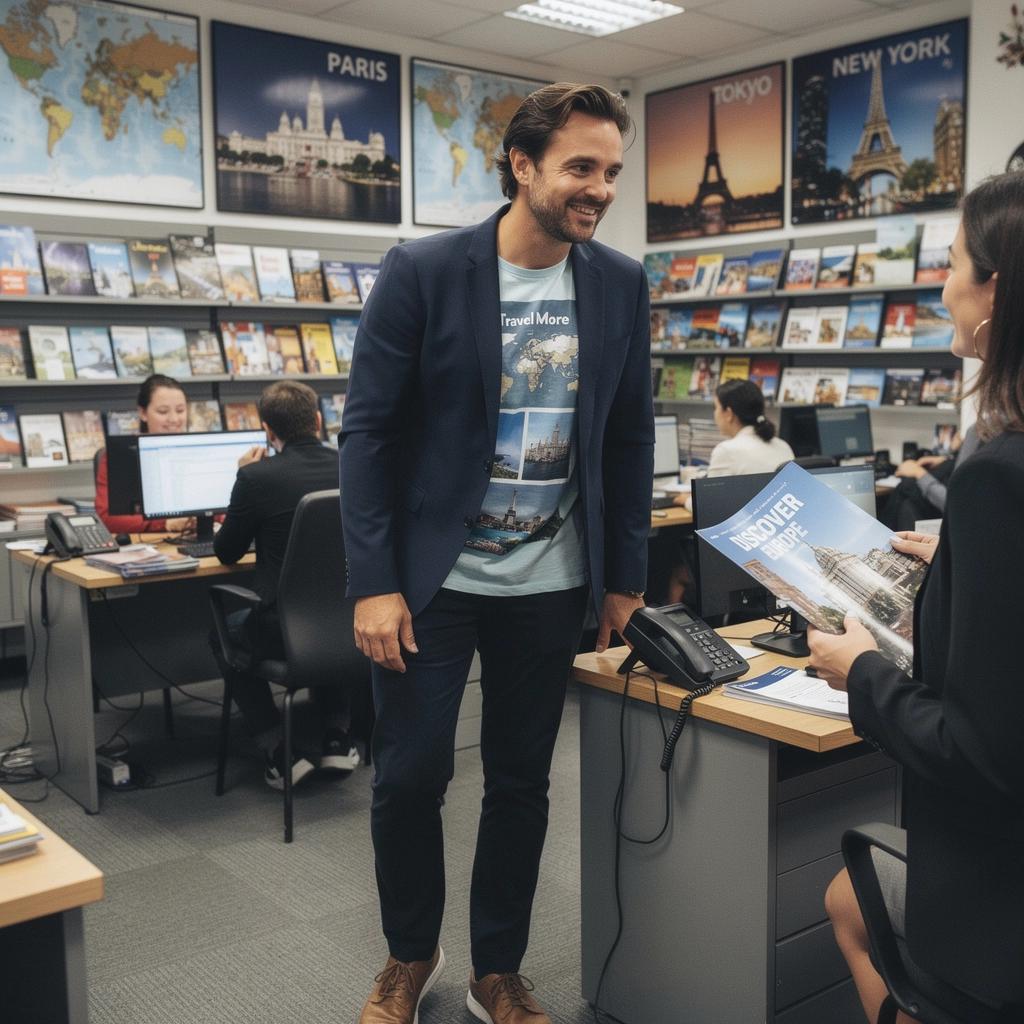 Osoba robiąca zdjęcia podczas odkrywania uroków lokalnych atrakcji.